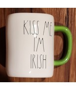 Rae Dunn Artisan Collection by Magenta ~ Green White ~ &quot;Kiss Me I&#39;m Iris... - $41.01 CAD