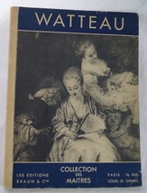 Vintage Paris Art Catalogo Watteau Collection Des Maitres C 1950 - £22.33 GBP