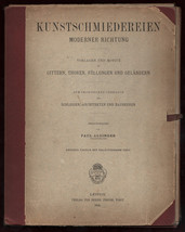 1902 Kunstschmiedereien Aldinger Architecture Building Wrought Iron Guide German - £344.30 GBP