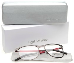 New Lightec Morel 8089L GR022 Dark Grey Eyeglasses Glasses 52-17-140 41mm France - £69.34 GBP