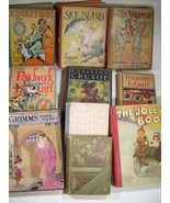 10 Classic Children&#39;s Bks * Frank Baum Oz Grimms Tales Treasure Is Jolly... - £392.92 GBP