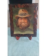 Willie Nelson Print On Wood  - $76.30 CAD