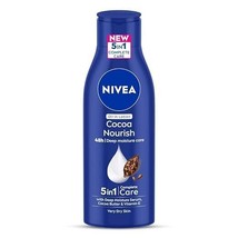 NIVEA Cocoa Nourish 200ml Body Lotion with Deep Moisture Serum|48 H| - £13.61 GBP