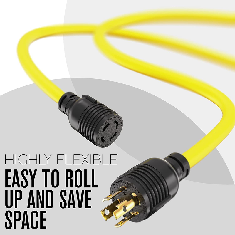 Generator Cord 30 Amp 4 Prong, Generators Extension, 25 Ft, 125-250V Item image 3