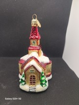 Vintage Christopher Radko “Holiday Spirit” Church Chapel Glass Ornament - $59.00
