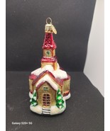 Vintage Christopher Radko “Holiday Spirit” Church Chapel Glass Ornament - $59.00