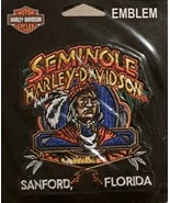 Seminole Harley-Davidson embroidered sew on patch - £47.62 GBP