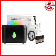 Stylish Ultrasonic Flame Diffuser for Essential Oils - 10 Hours of Aroma... - $691.71 MXN