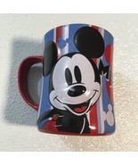 Disney Mug ~ (CHIPPED) ~ Red, White, and Blue ~ Mickey Mouse 3D Coffee C... - €8,28 EUR