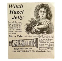 Mayell Hopp Witch Hazel Jelly 1894 Advertisement Victorian Skin Care ADB... - £7.82 GBP