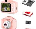 The 1080P Kids Selfie Hd Compact Digital Photo And Video Rechargeable Ca... - $35.98