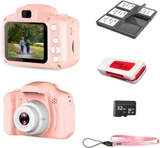 The 1080P Kids Selfie Hd Compact Digital Photo And Video Rechargeable Camera Kit - £16.80 GBP