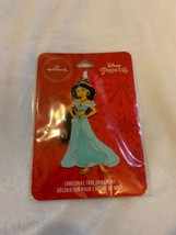 Hallmark Disney Princess Jasmine Aladdin Christmas Tree Ornament Metal New - £9.58 GBP