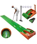Golf Putting Mat with Auto Ball Return, Putting Green Indoor, Crystal Ve... - $10,177.41 MXN