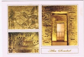 Postcard Interior Of Abu Simbel Temple Aswan Governorate Egypt - $3.57