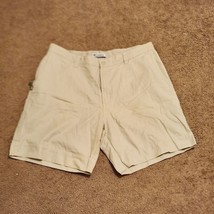 Columbia size 38 waist Length 9&quot; men khaki shorts - $14.84