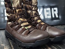 2021 Nike SFB Brown/Green Gore-Tex Tactical Field Tall Boots AJ9277-220 Men 11.5 - £51.76 GBP