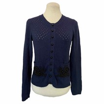 Moth Anthropologie Navy Sweater Size S - £27.10 GBP