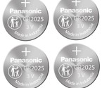 Panasonic 460124 Lithium Cr2025 Coin Cell Battery - Pack of 4 - £6.40 GBP