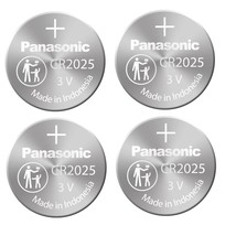 Panasonic 460124 Lithium Cr2025 Coin Cell Battery - Pack of 4 - £6.28 GBP