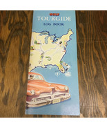 Vintage gulf tourgide log book travel expense record Gulf credit card ad - €17,15 EUR