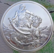 DAVID and GOLIATH rounds BU .999 fine silver  1 Troy Ounce  39 mm - £51.57 GBP