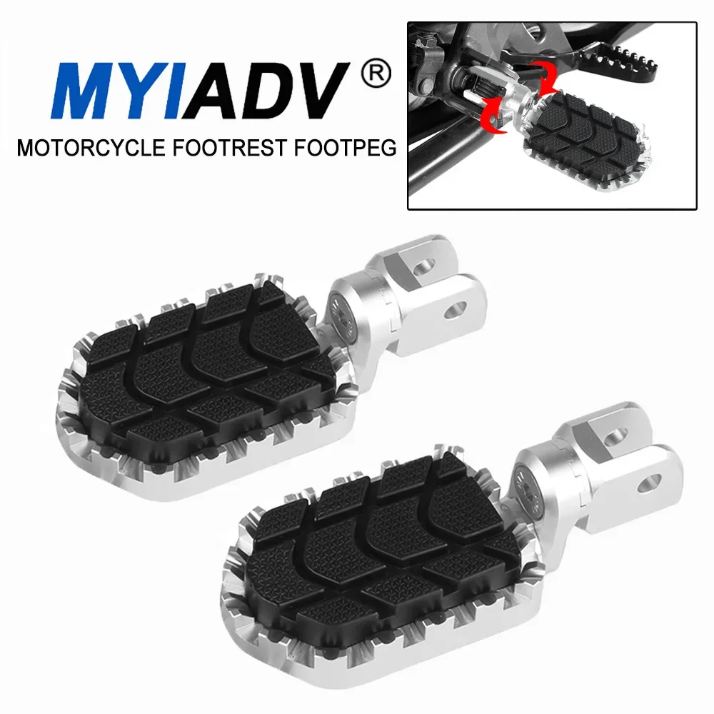 Motorcycle Foot Pegs Footrest Footpeg For BMW R1200GS OC 2004-2012 R nine T - £47.21 GBP+