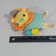 Bright Starts Taggies Lion 6 inch Plush Stroller Carseat Baby Toy Rattle... - £7.57 GBP