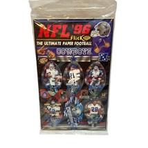 1996 Sealed Nfl Flick Ball Paper Football Dallas Cowboys Aikman Sanders Smith - £6.43 GBP