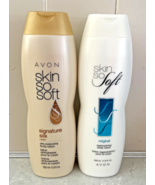 Avon Skin So Soft Signature Silk &amp; Original Replenishing Body Lotion Lot... - £26.30 GBP