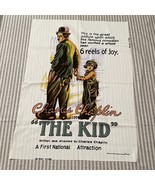 The Kid Charlie Chaplin Wesco-Reltex Material MOVIE POSTER 1982 Fabric 2... - $667.53 MXN