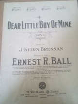 Dear Little Boy Of Mine - 1918 vintage sheet music, by Brennan &amp; Ball - £10.06 GBP