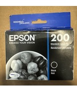 NEW SEALED!! Epson 200 Standard Black Ink Printer Cartridge Exp 4/2025 F... - £10.64 GBP