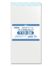 HEIKO OPP BAG T13-24 Cristal Pack 0.03×130×240+40mｍ           100 seats - $213.52 MXN