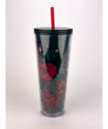Starbucks 2022 Christmas Woodland Berry 24 oz Venti Tumbler Floral Red G... - £30.32 GBP