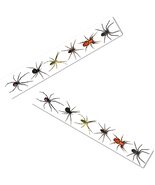 Gothic Realistic SPIDERS FRIGHT TAPE Creepy Border Halloween Superhero P... - $1.95