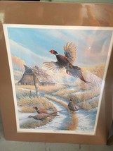 Backyard Birds  By Keith Warrick Print Matted and Signed Edition #1701 /... - £111.41 GBP