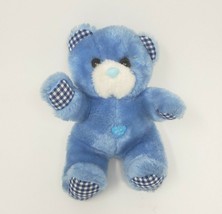 Vintage Santa&#39;s Workshop Baby Blue Teddy Bear It&#39;s A Boy Stuffed Animal Plush - £44.80 GBP
