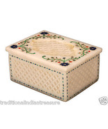 4&quot;x3&quot;x2&quot; Marble Jewelry Storage Box Marquetry Malachite Art Halloween Gift - £296.31 GBP
