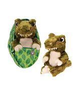 T-Rex Swaddle Babies Plush Toy 10 inch Baby Sling Carrier NWT Soft - €18,92 EUR