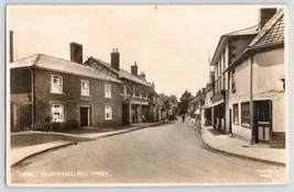 Vintage Real Picture Postcard RPPC Mildenhall The High Street Stores House - £14.25 GBP