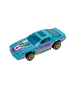 Hot Wheels Camaro Z-28  Turquoise 1983 Diecast Toy Car Vintage - $11.95