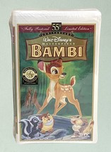 Bambi VHS 55th Anniversary Masterpiece Walt Disney New Sealed - £9.39 GBP