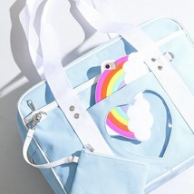 Women Canvas Travel Luggage Bag Love Large Capacity Book Handbag Sailor Moon Sch - £28.44 GBP