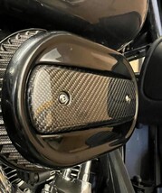 CARBON VENTILATOR AIR FILTER INSERT FOR HARLEY M8 ENGINE - $127.71