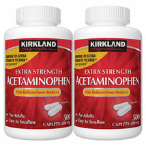 Kirkland Signature Extra Strength Acetaminophen 500 mg., 1,000 Caplets - £13.43 GBP