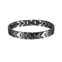 Tungsten Magnetic Bracelet for Women Men Arrow Couple Tungsten Bracelet Men Chai - £30.63 GBP