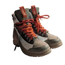 Nautica Bahati Olive/Orange Lace Up Comfort Cushion Hiking Boots SZ 8.5 NWT/WOBX - £30.86 GBP