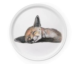 Artist Designed Made in Sweden Collectible Felix Fox Serving Tray Beechwood - £62.02 GBP