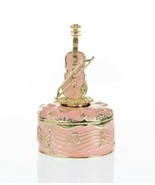 Pink Violin Music Jewelry Box Handmade by Keren Kopal with Crystals-
sho... - £68.88 GBP